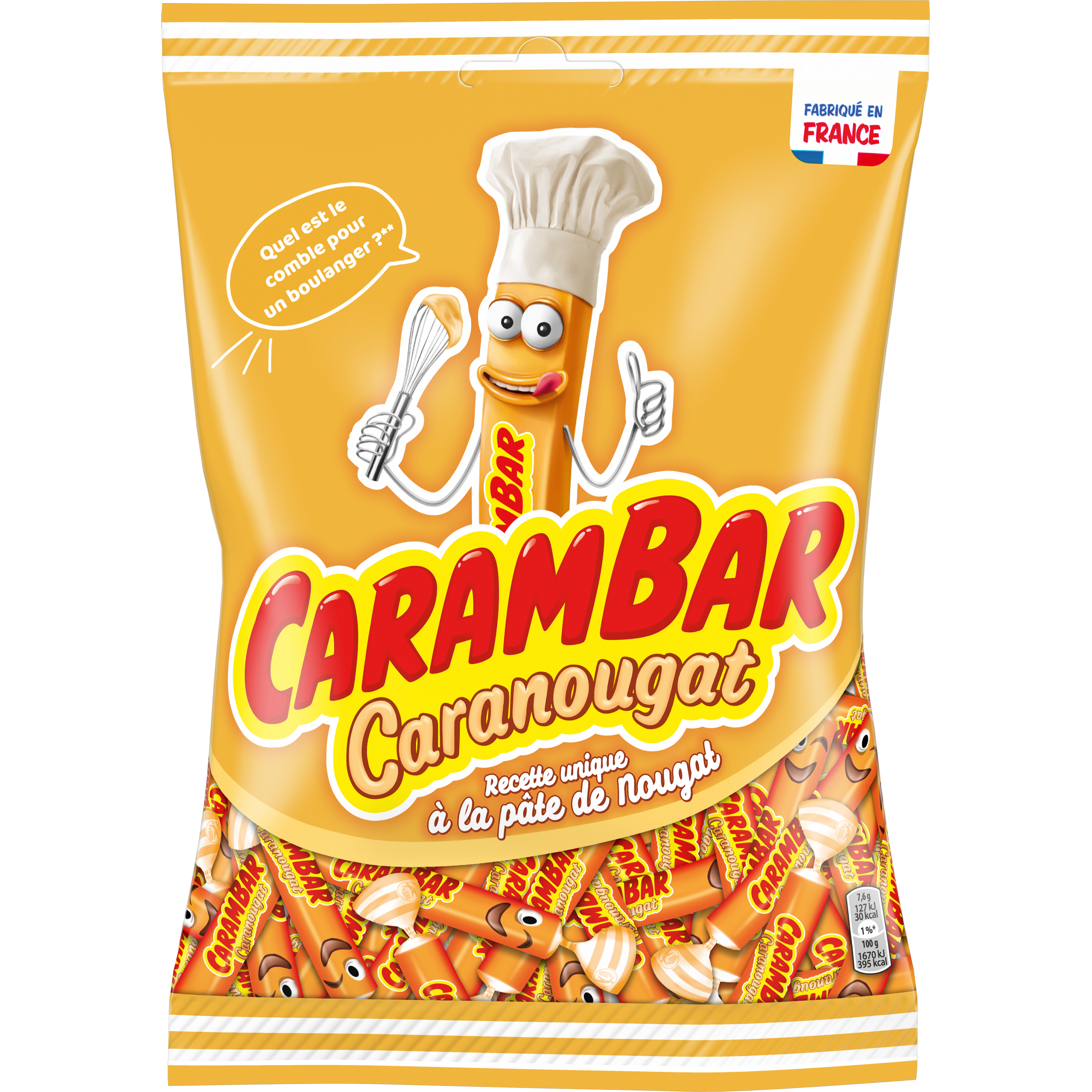 Carambar Caranougat - Bonbons années 80 - Génération Souvenirs