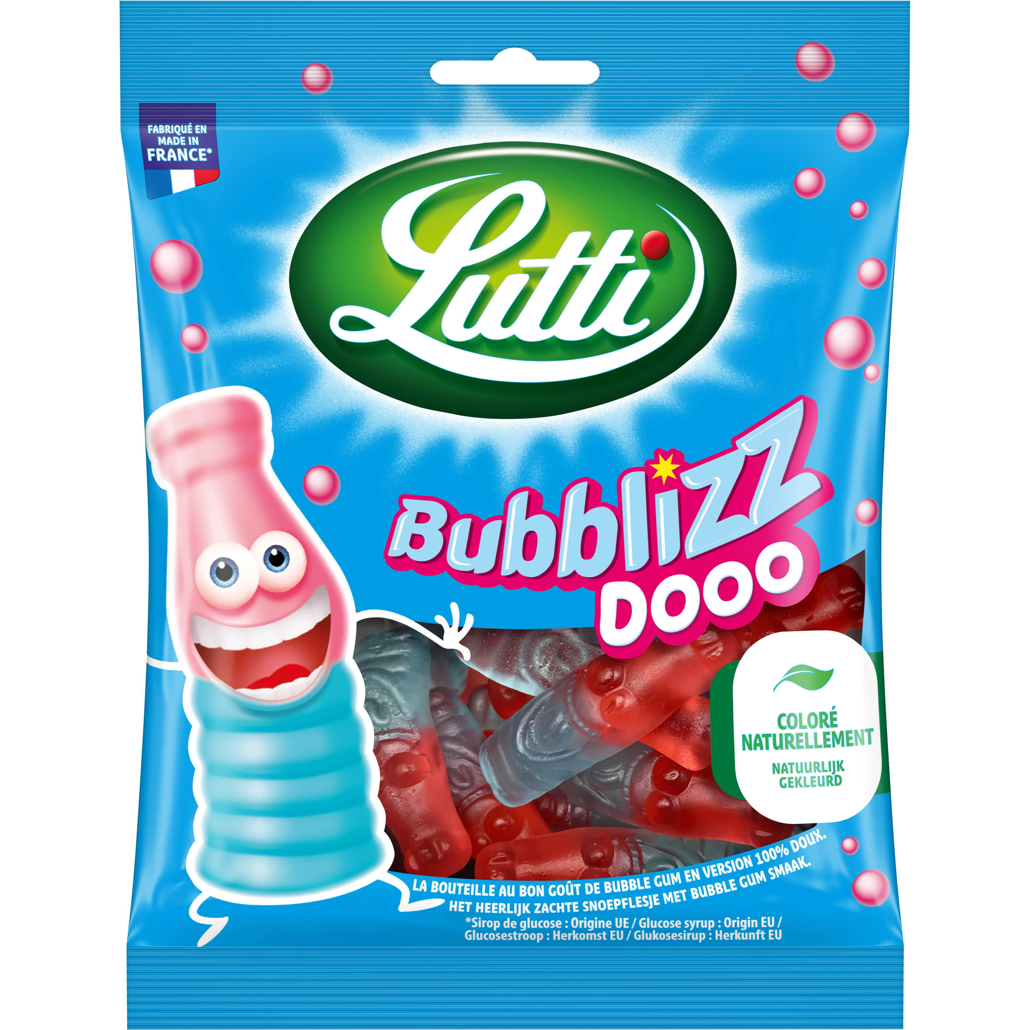 Bonbons à la fraise LoliFraiz Doodingues 250g - Kibo